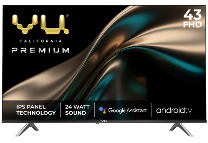 vu tv 43 inch display price