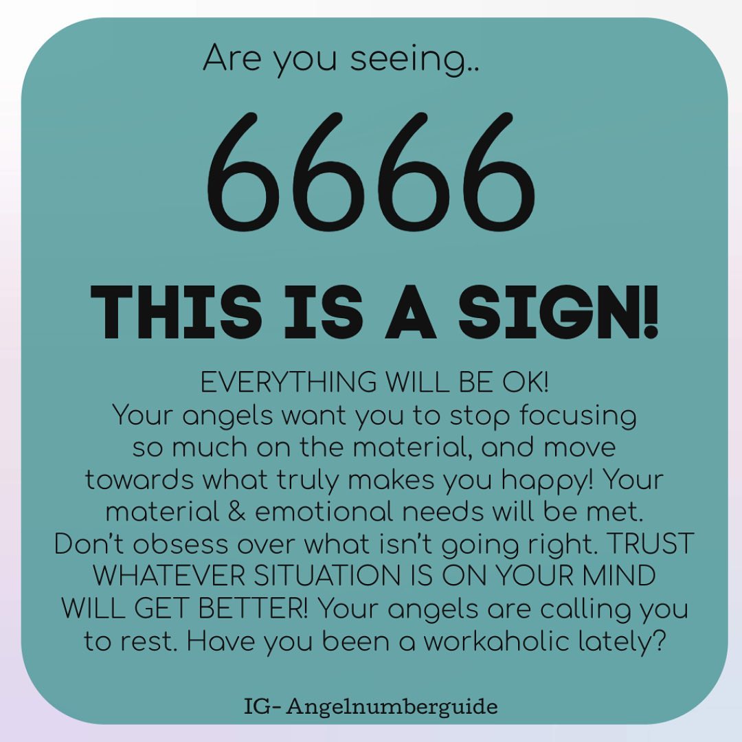 numerology 6666