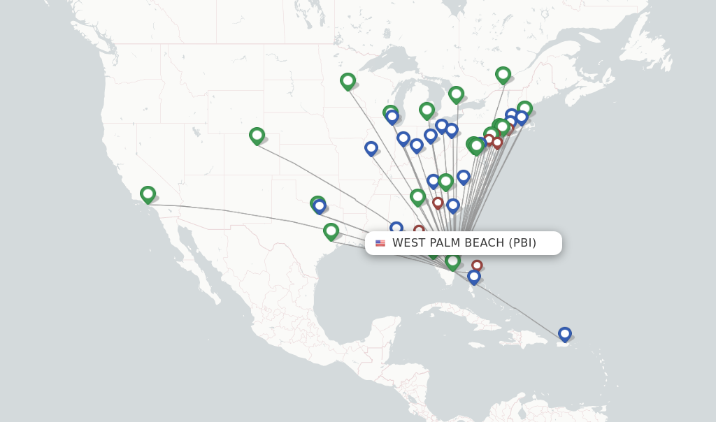 flights to wpb fl