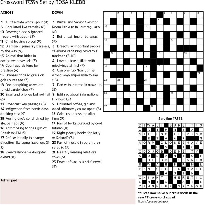 diatribe crossword