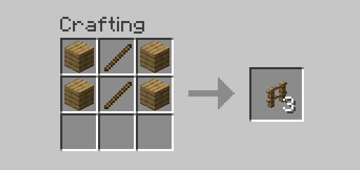 fence minecraft recipe