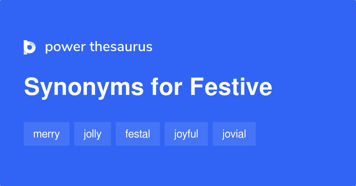 festive synonym