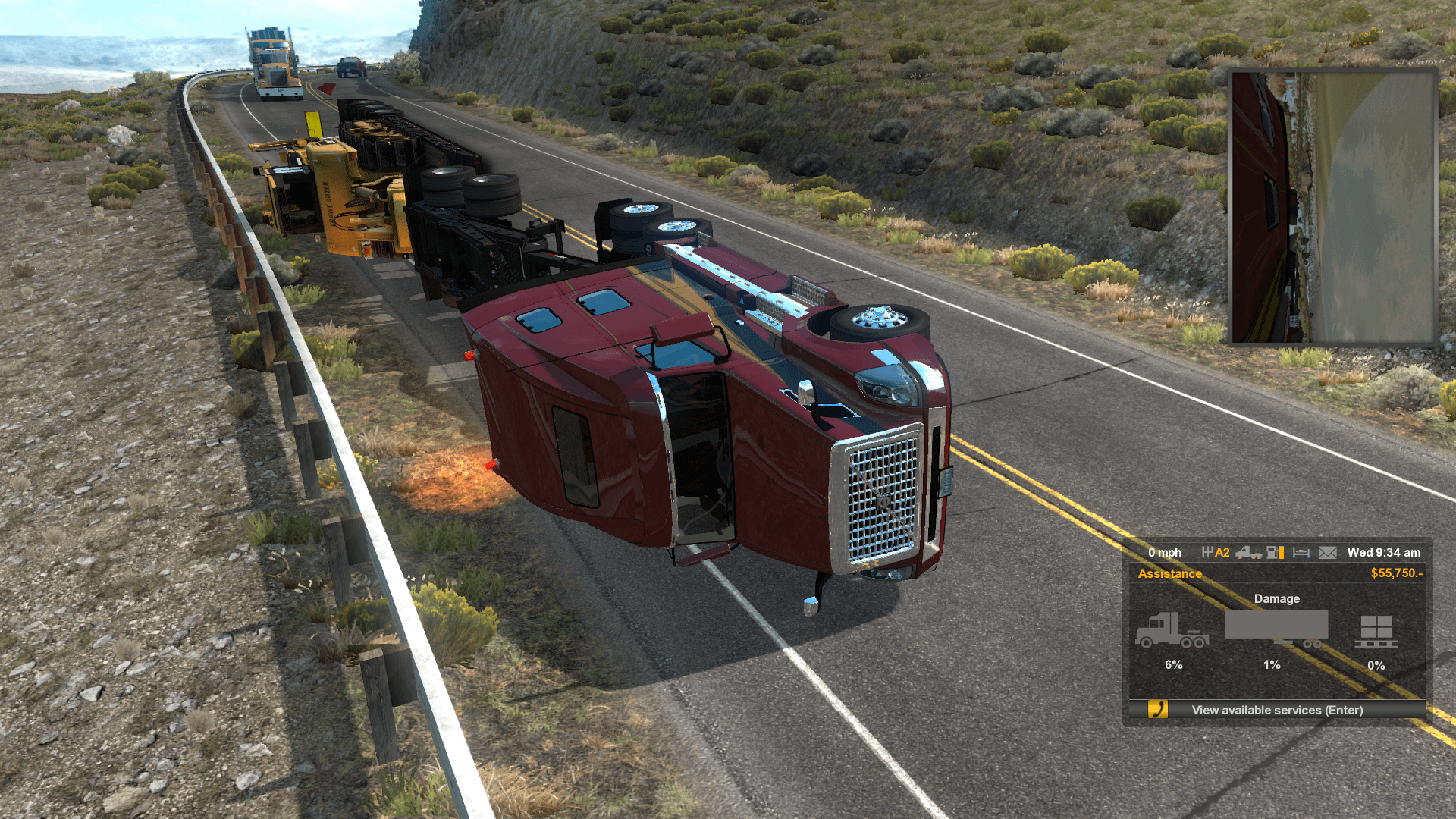 euro truck simulator 2 damage off