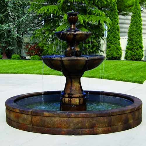 fiberglass fountain basins