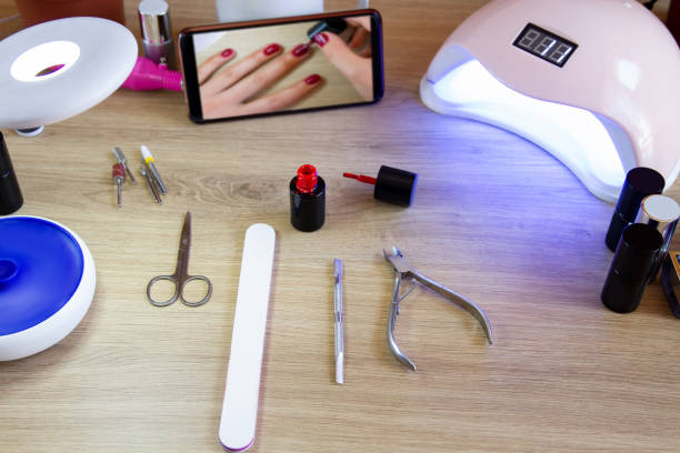 fixing solar lights with nail polish