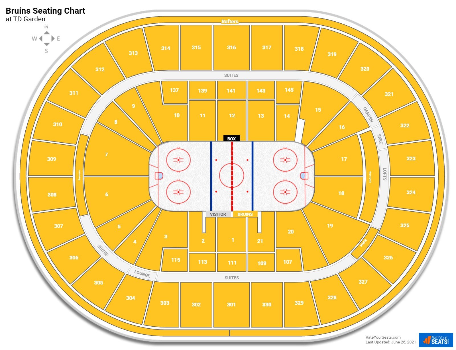 fleet center boston seating chart