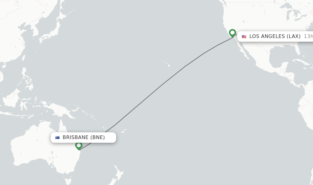 flights bne to lax