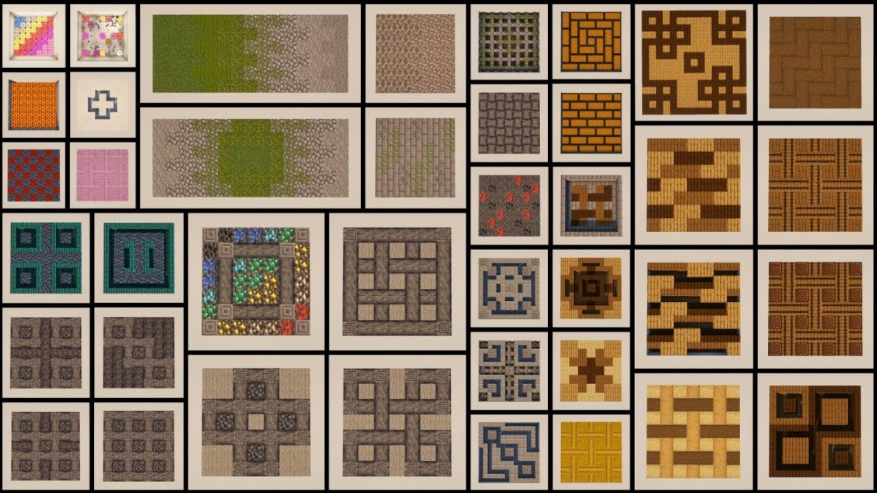 floor designs minecraft