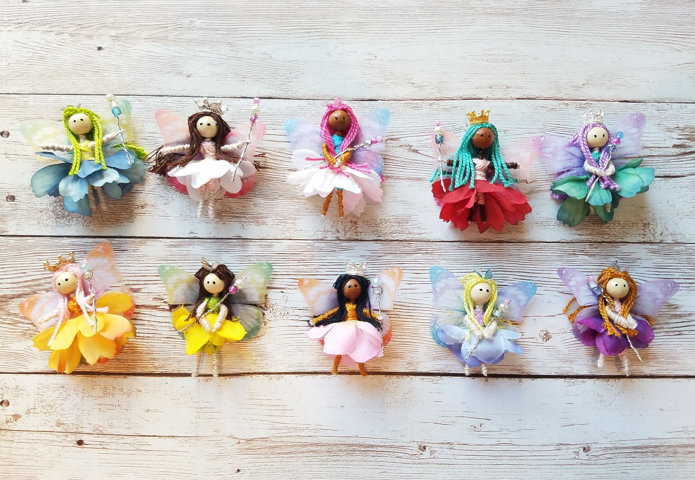 flower fairy dolls