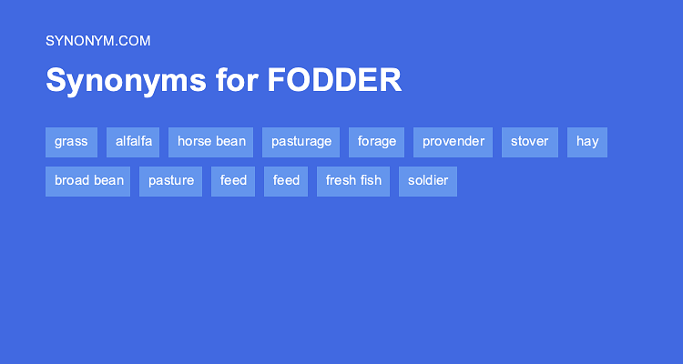 fodder antonym