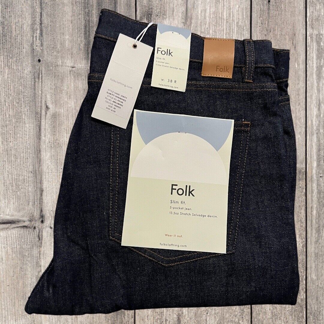 folk selvedge jeans