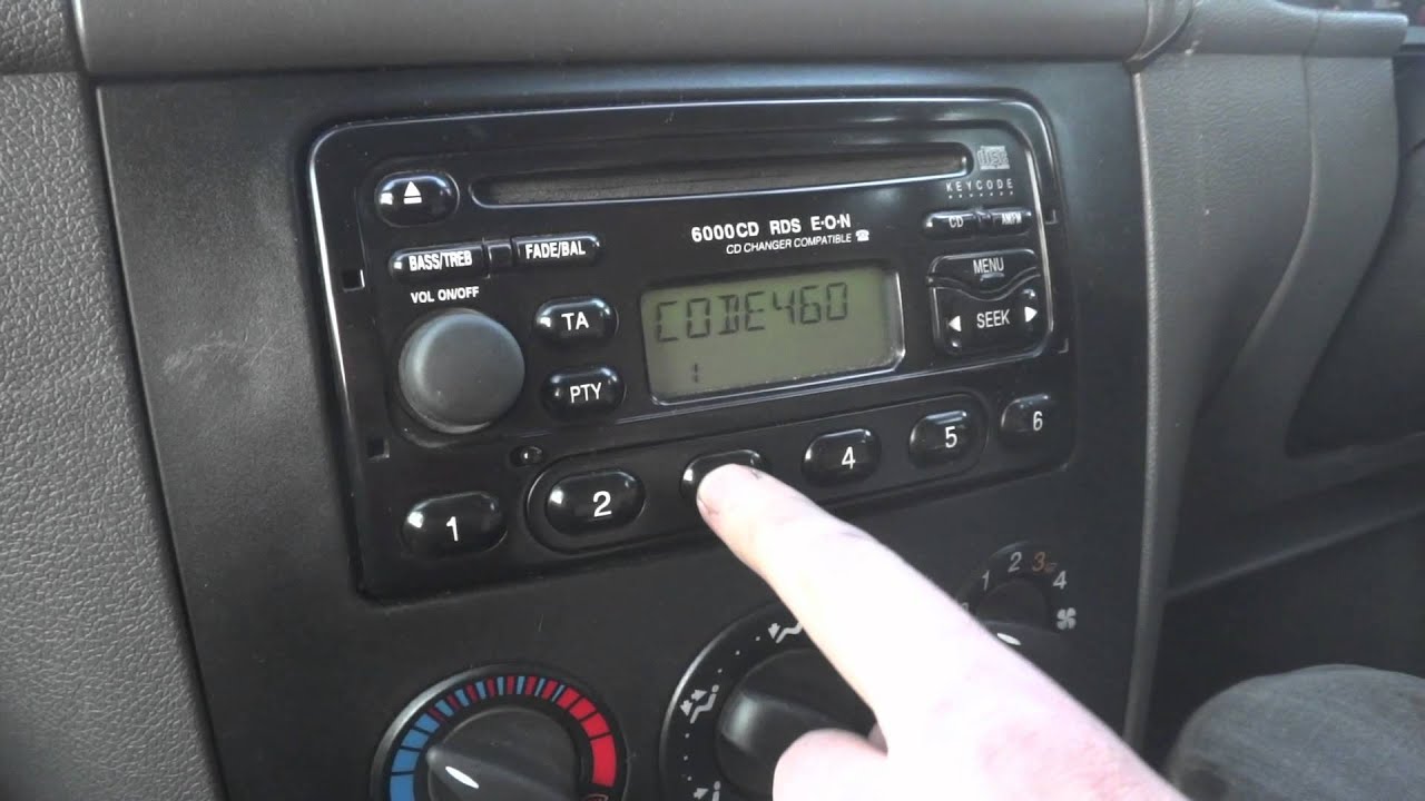 ford transit stereo code