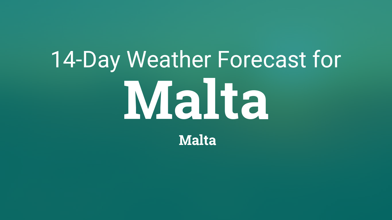 forecast malta 14 days