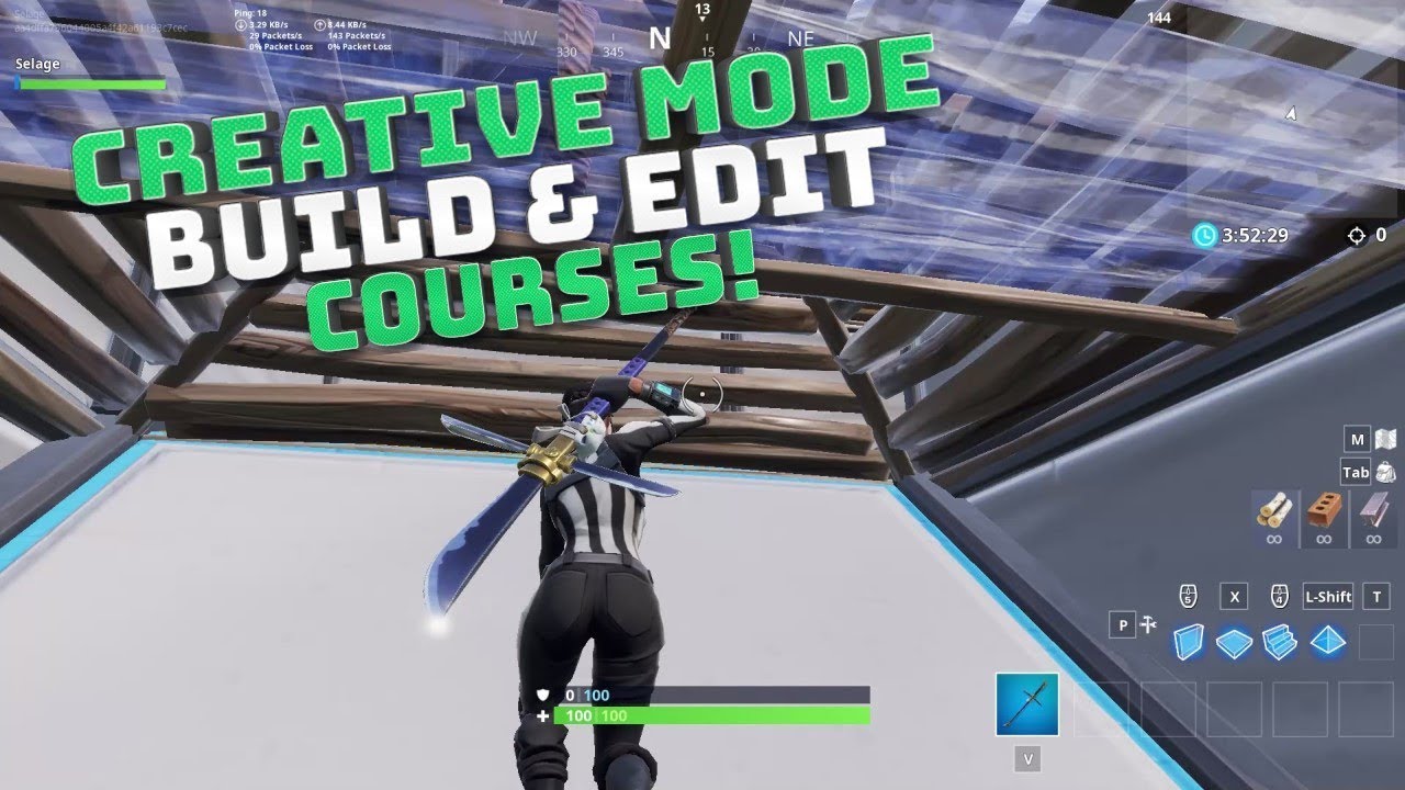 fortnite edit course code