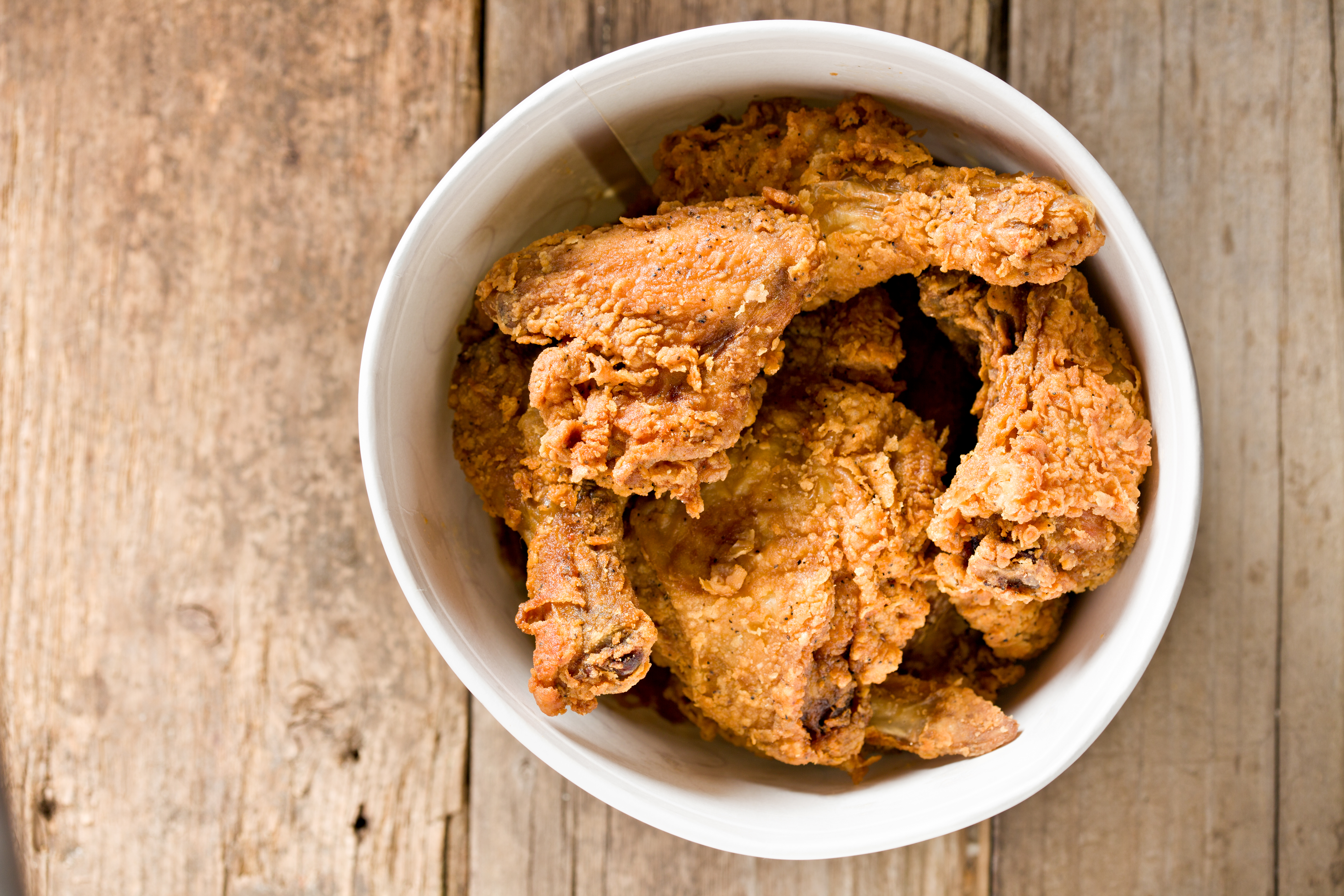 fried chicken wing calories