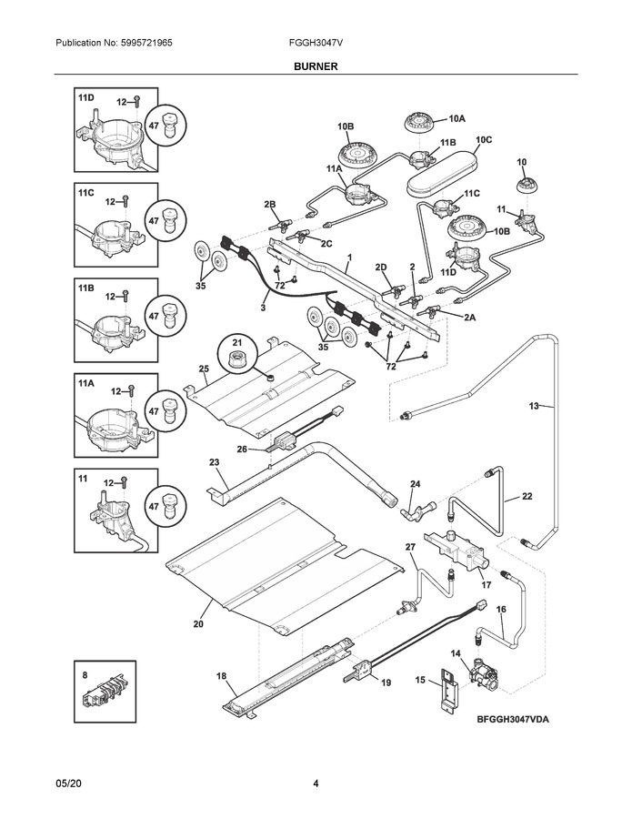 frigidaire stove parts near me