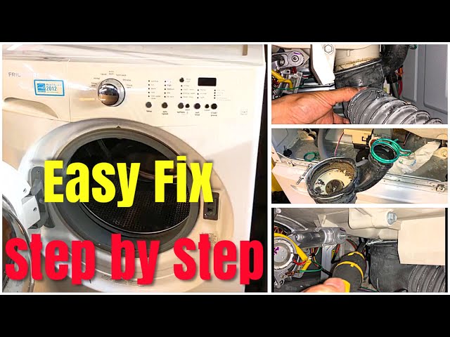 frigidaire washing machine not draining