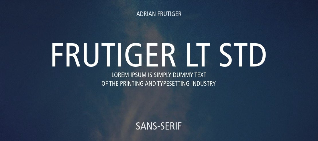 frutiger free download