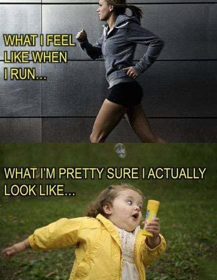funny pictures running
