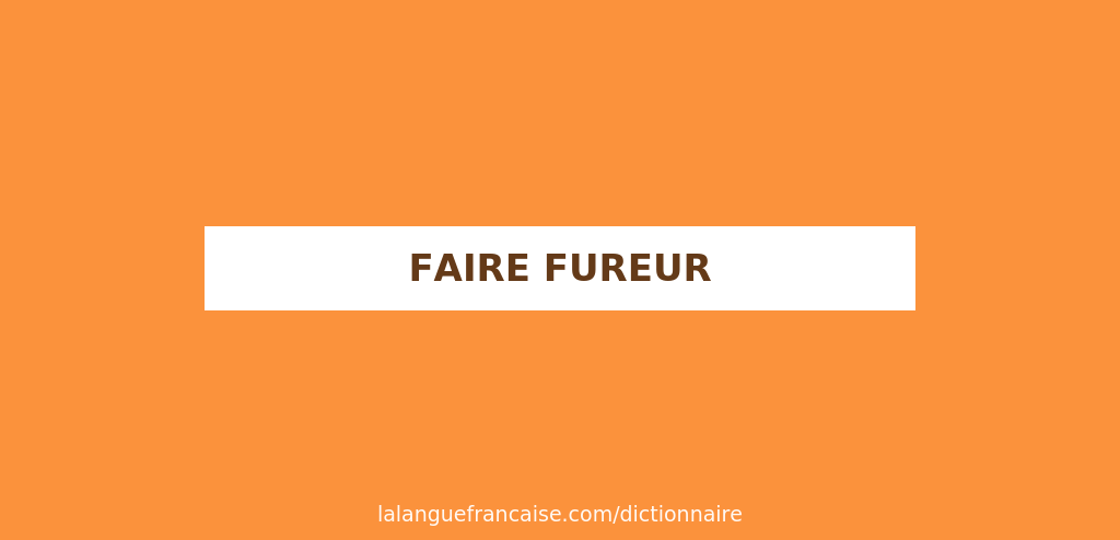 fureur définition