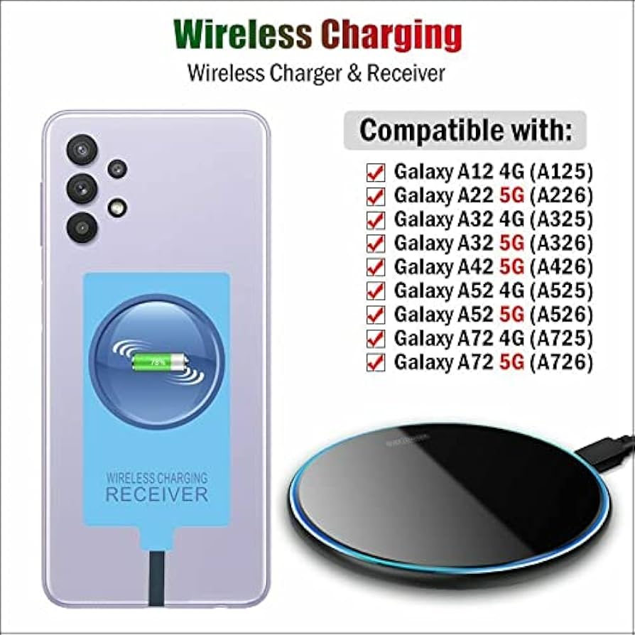 galaxy a12 wireless charging