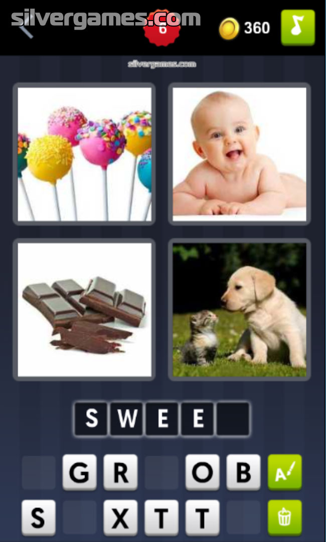 games like 4 pics 1 word