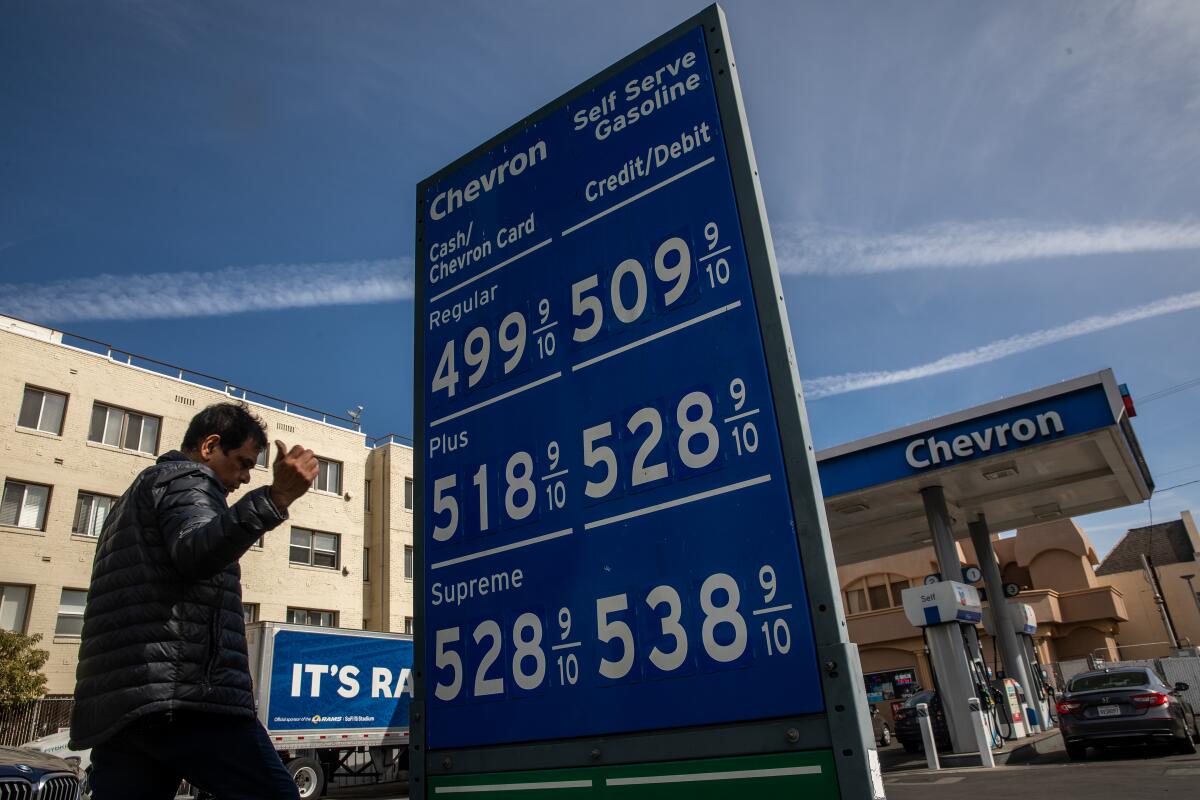 gas prices near me chevron