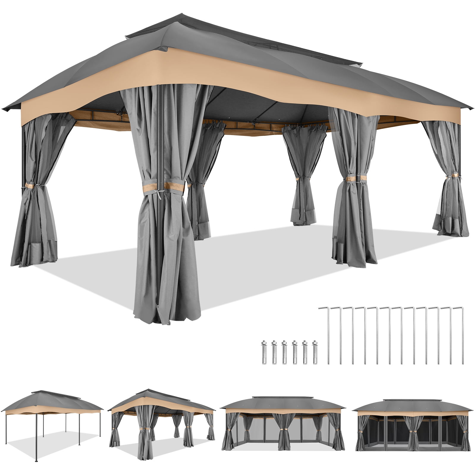 gazebo canopy heavy duty