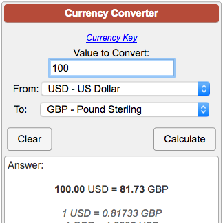 gbp to us dollar calculator