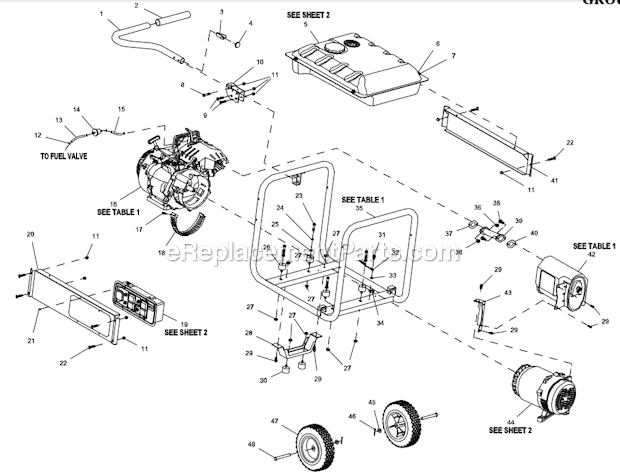 generac generator parts