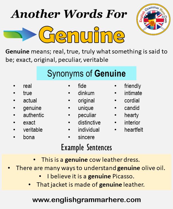 genuine synonym