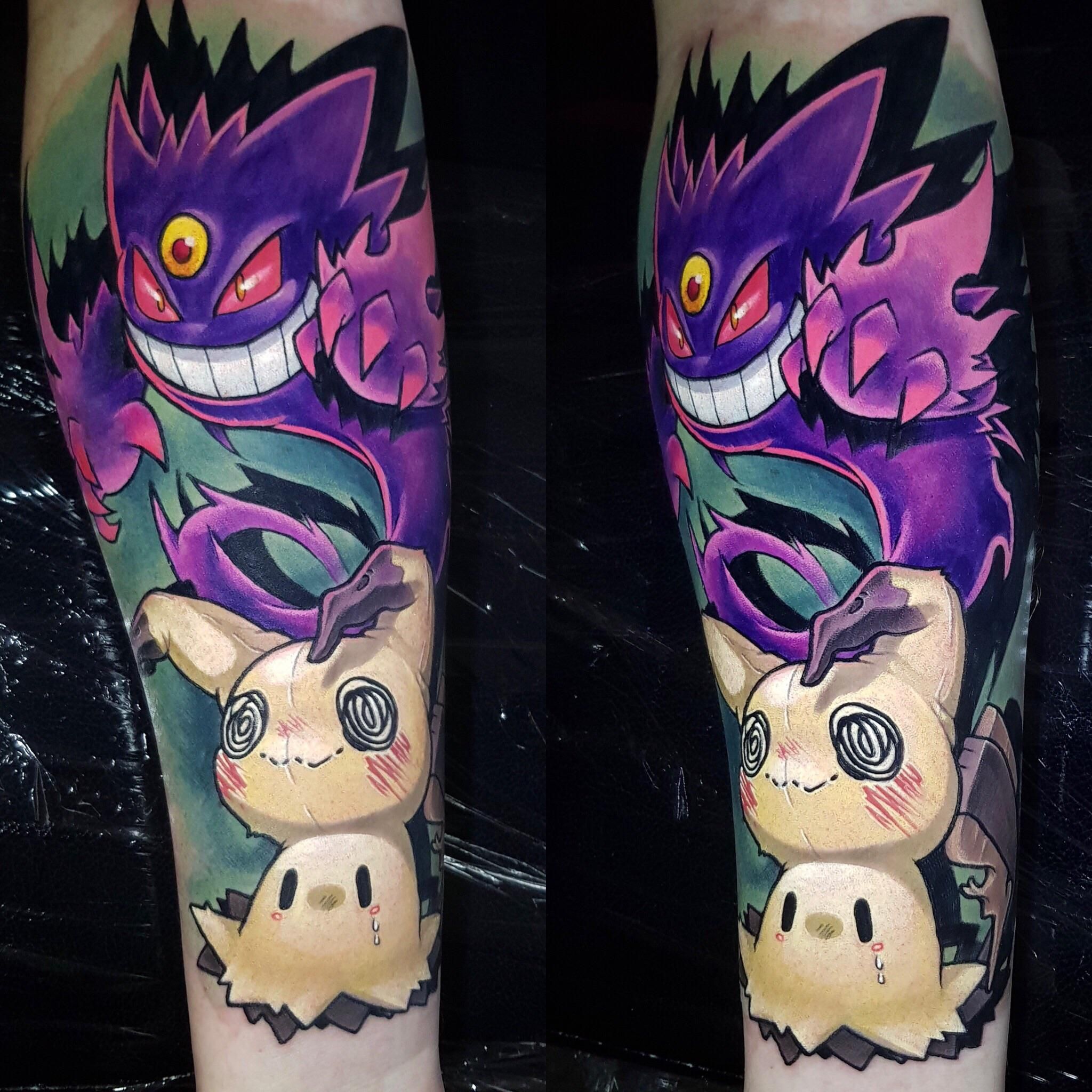 ghost pokemon tattoo