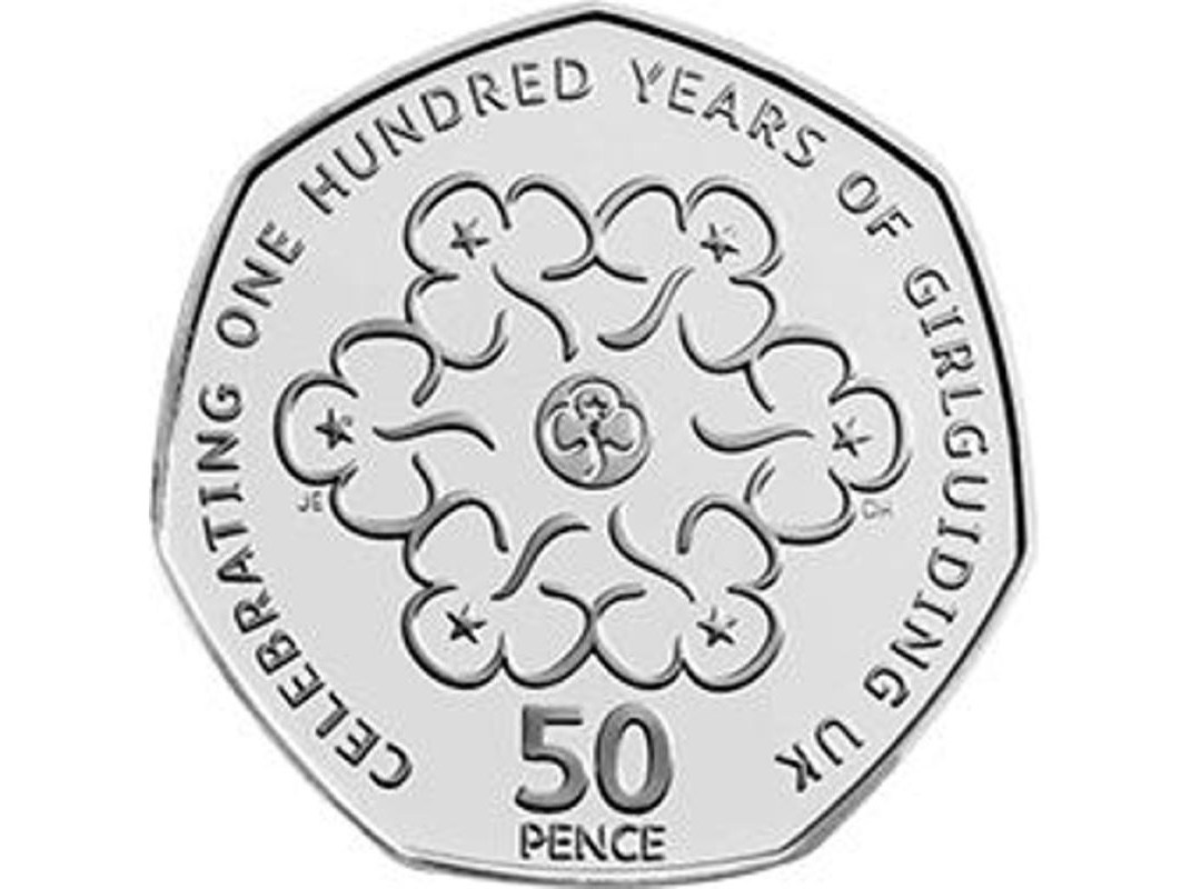 girlguiding uk 50p