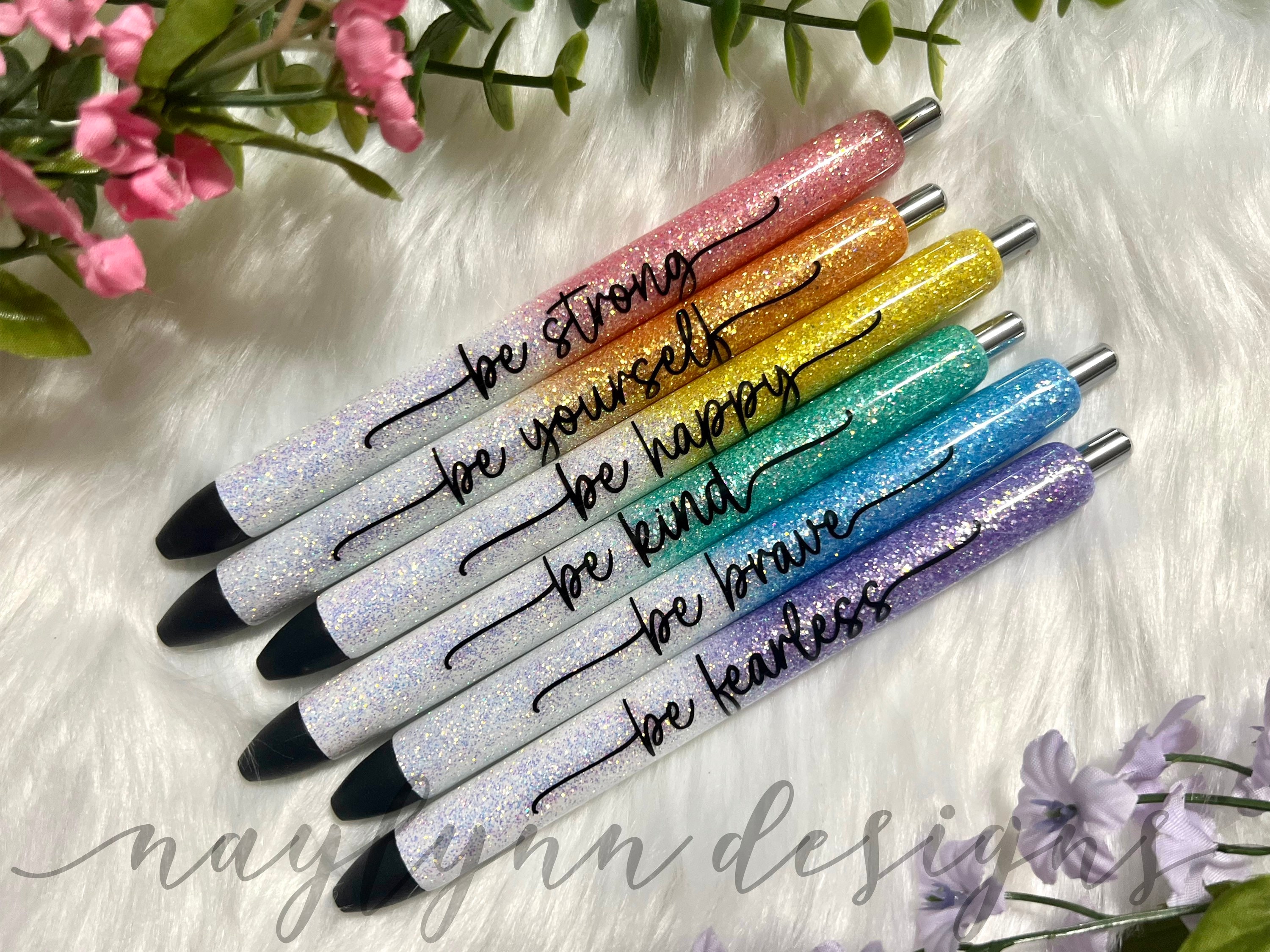 glitter pen designs