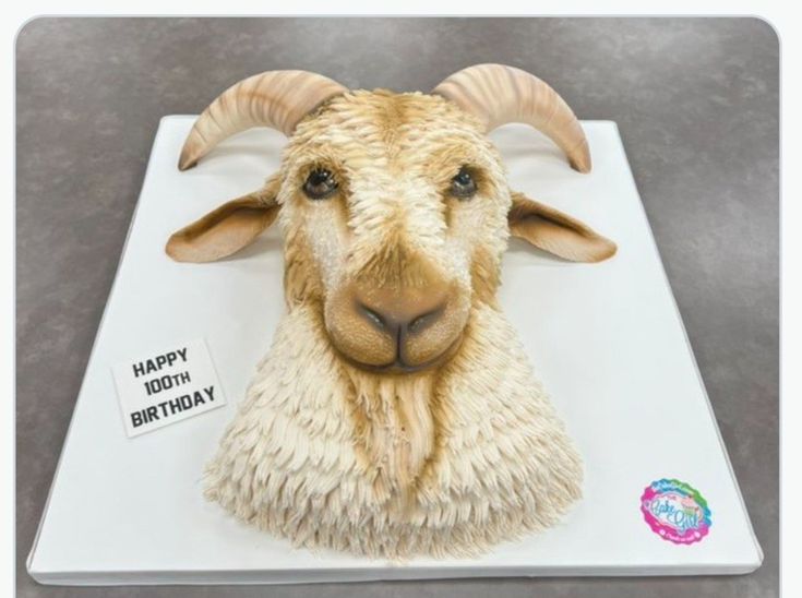 goat simulator cake