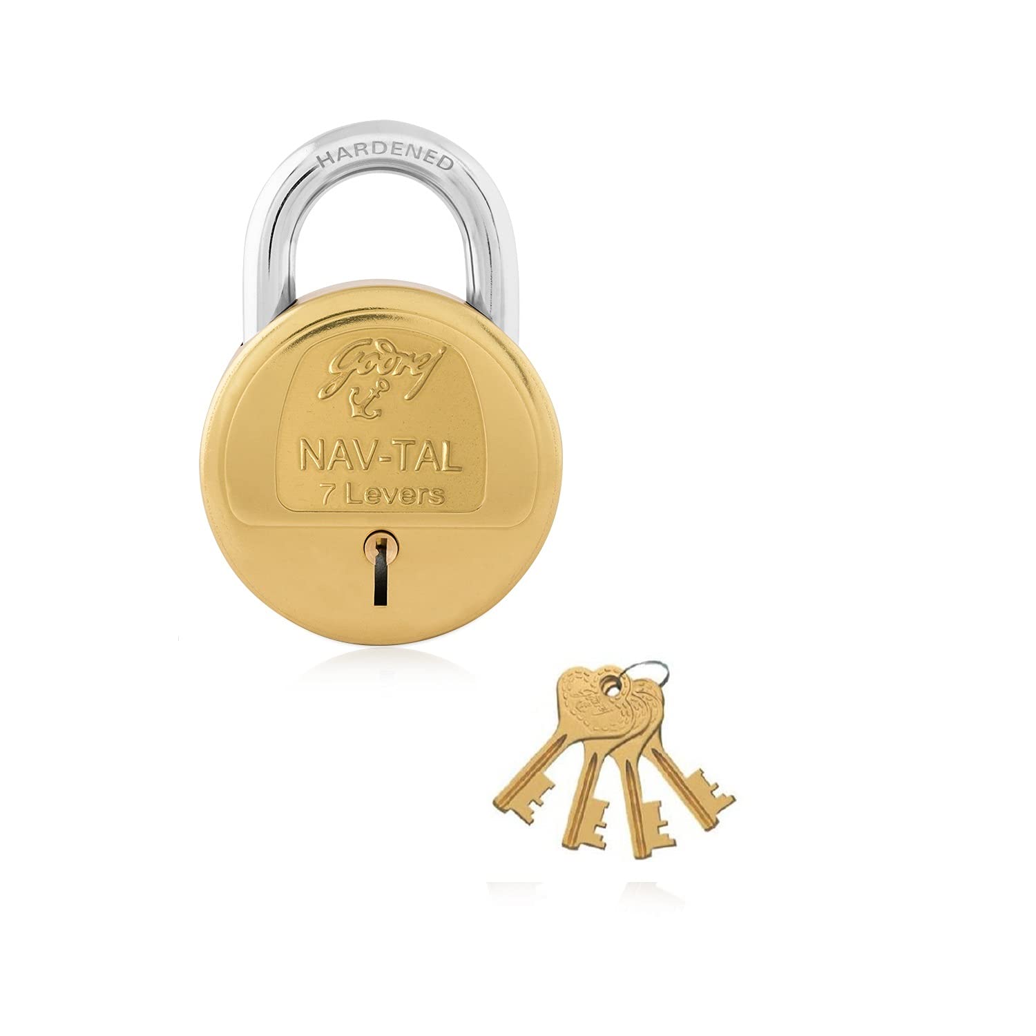 godrej lock with 4 keys