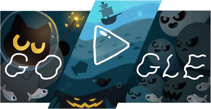 google doodle halloween