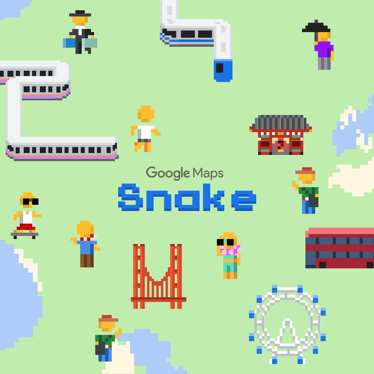 google doodle snake game