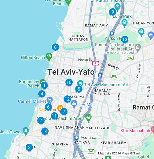 google maps tel aviv