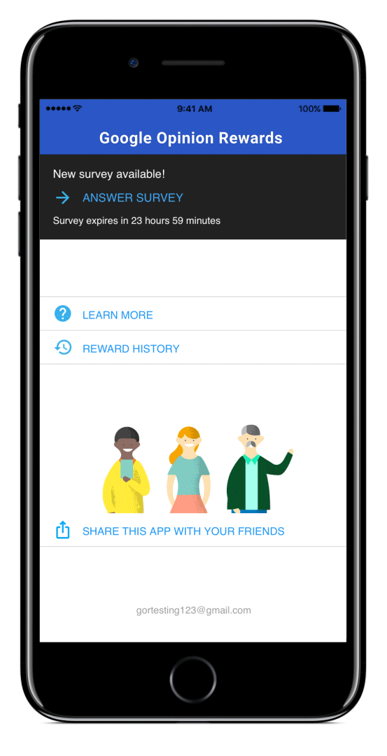google opinion rewards