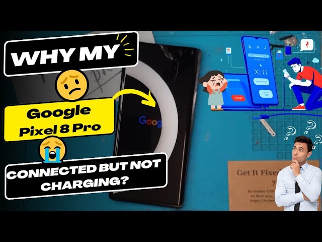 google pixel connected not charging