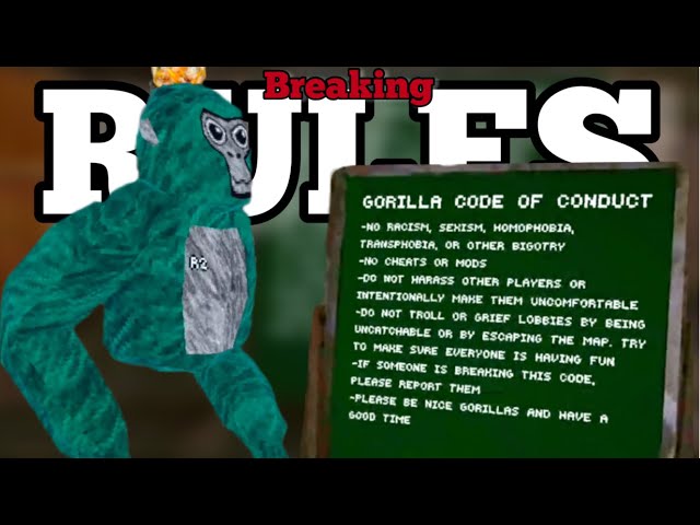 gorilla tag rules