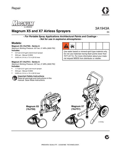 graco magnum x7 manual