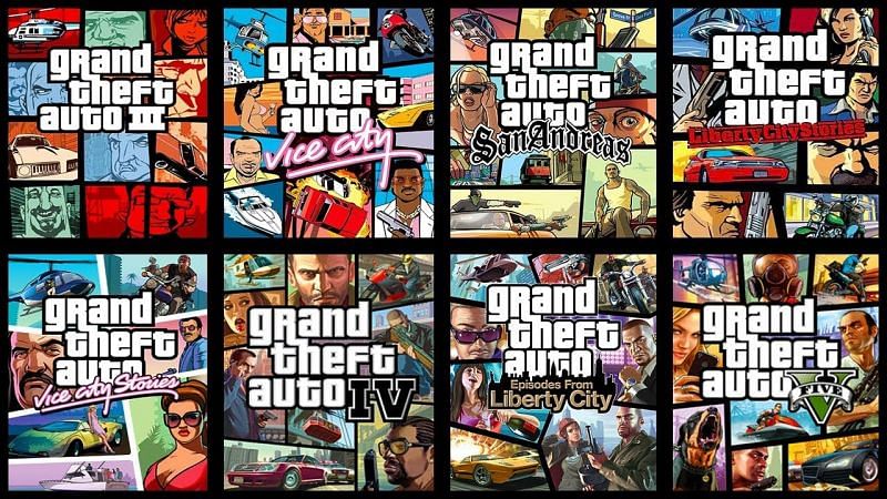 grand theft auto release order