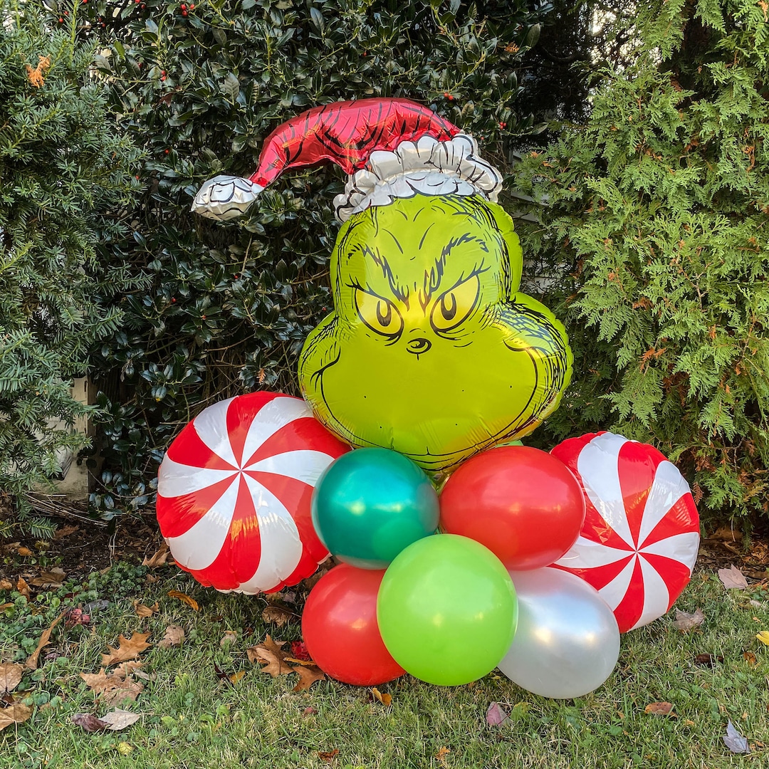 grinch balloon ideas