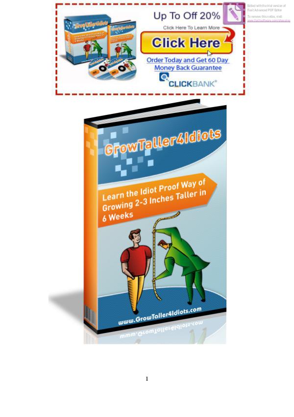 grow taller 4 idiots exercises pdf free download