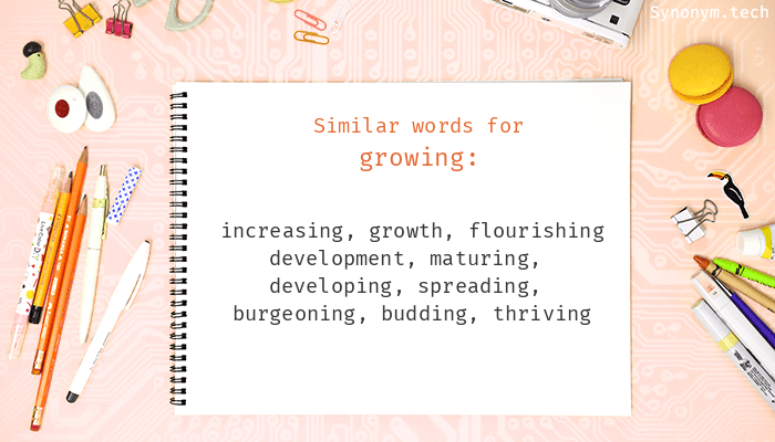 growing synonyms