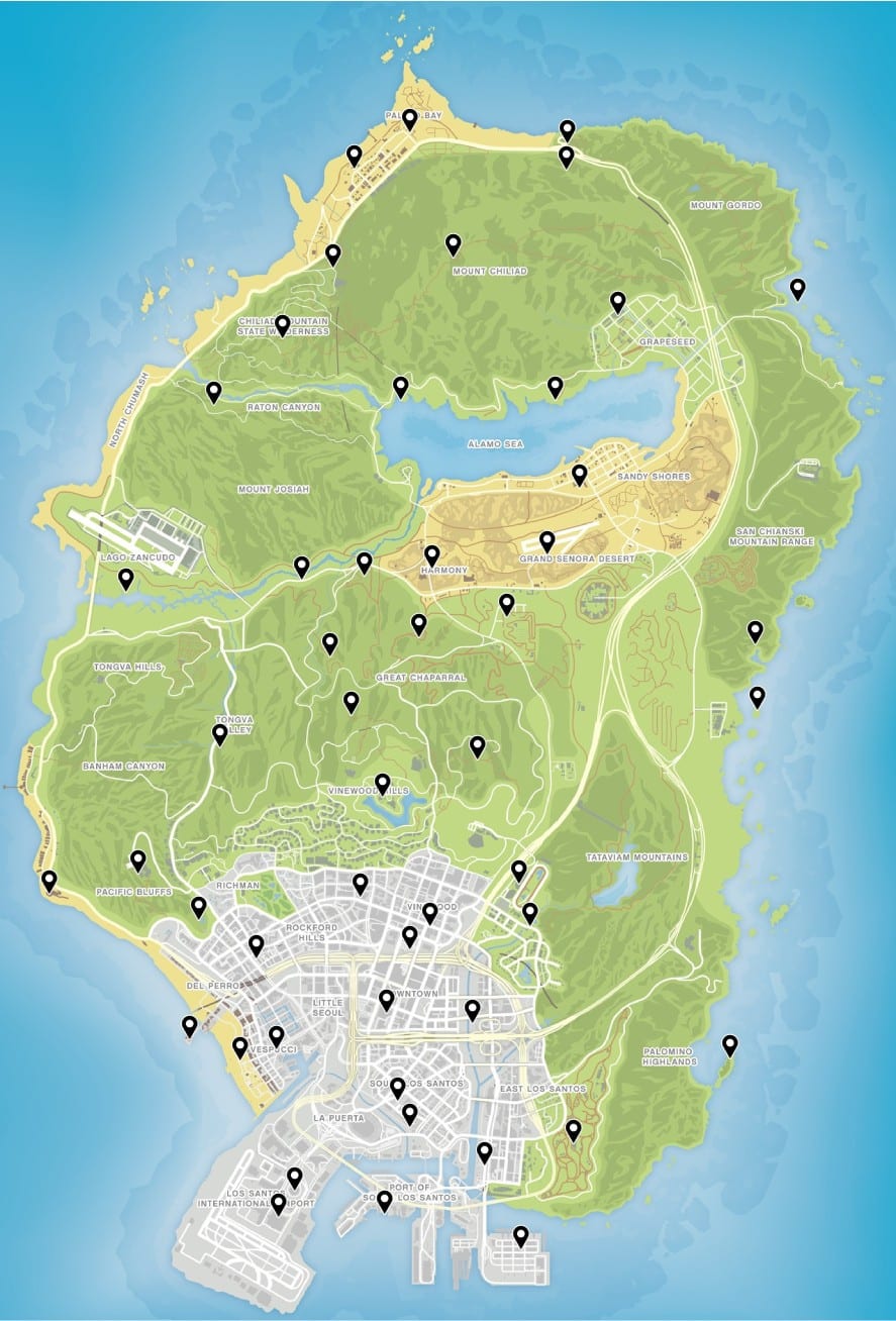 gta 5 ps3 letter scrap locations