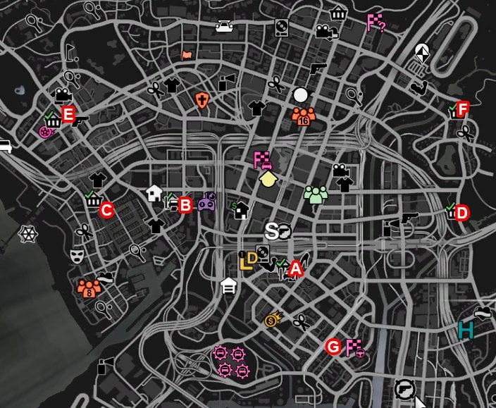 gta 5 stores to rob locations