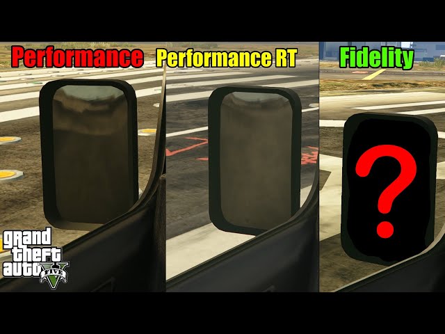 gta v performance vs performance rt